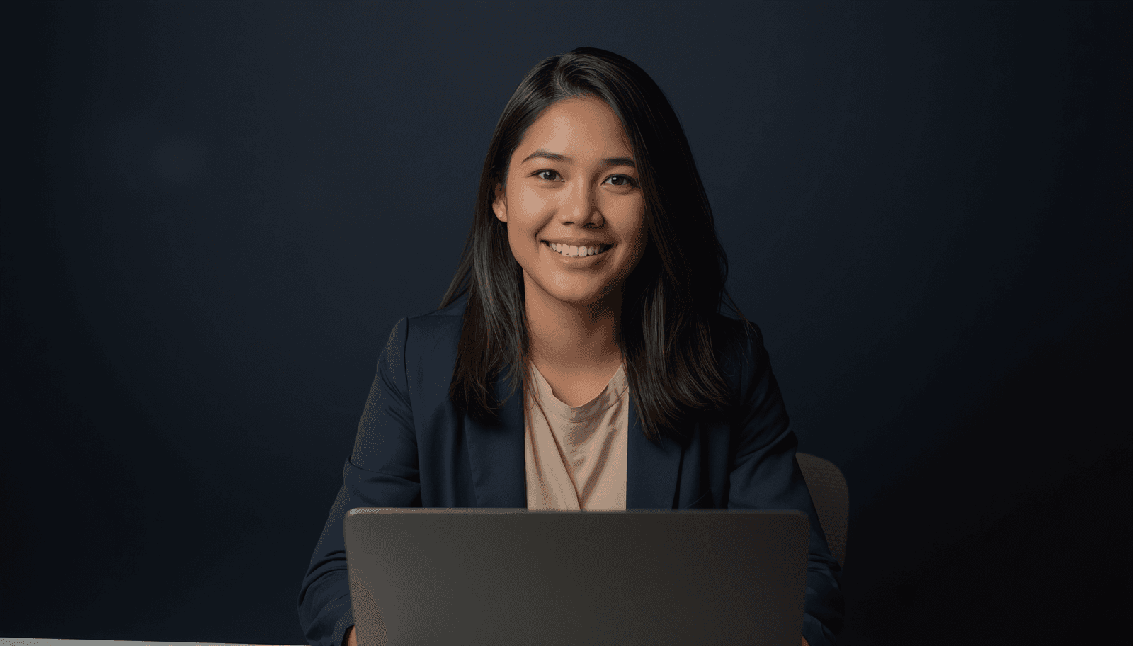 Filipino female medical technologist graduate at laptop for MTLE application guide and passing rate Philippines 2026